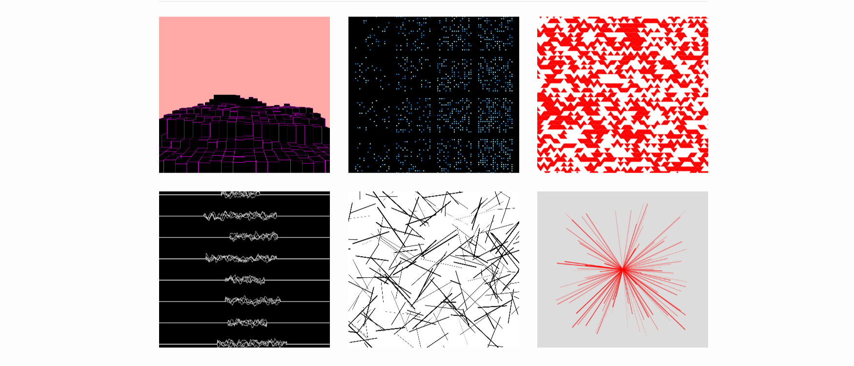 A generative art piece